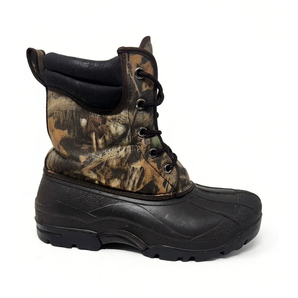 Crater Ridge Duck Boots Mens 8 Camouflage Thinsulate Waterproof Outdoor Gorpcore